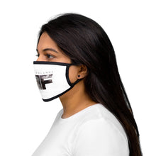Load image into Gallery viewer, Mixed-Fabric Face Mask - Black Logo
